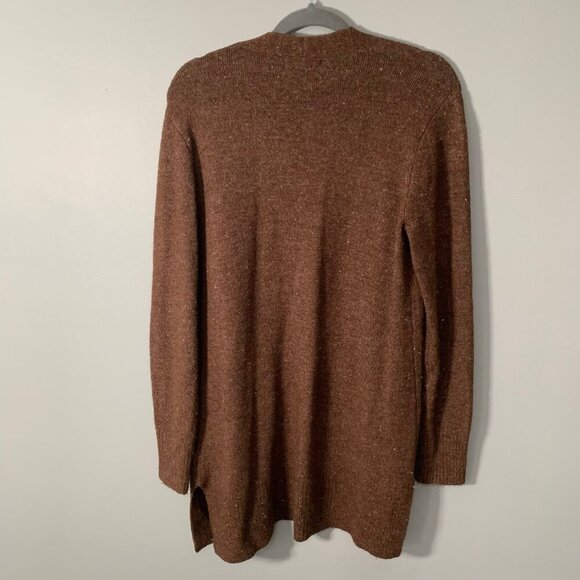 Old Navy brown long sleeve open front stretch cardigan sweater - Medium - Picture 5 of 8